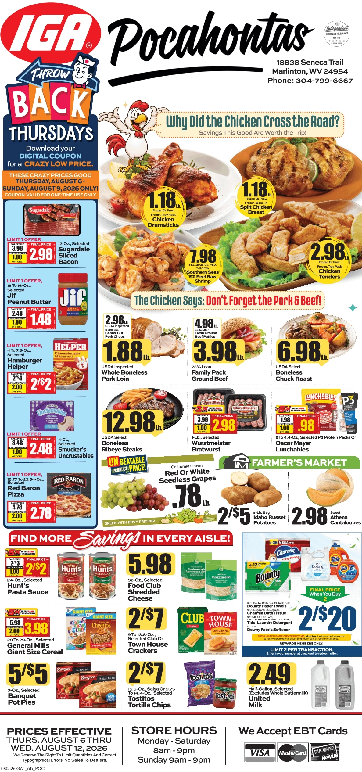 Pocahontas IGA flyer page 3