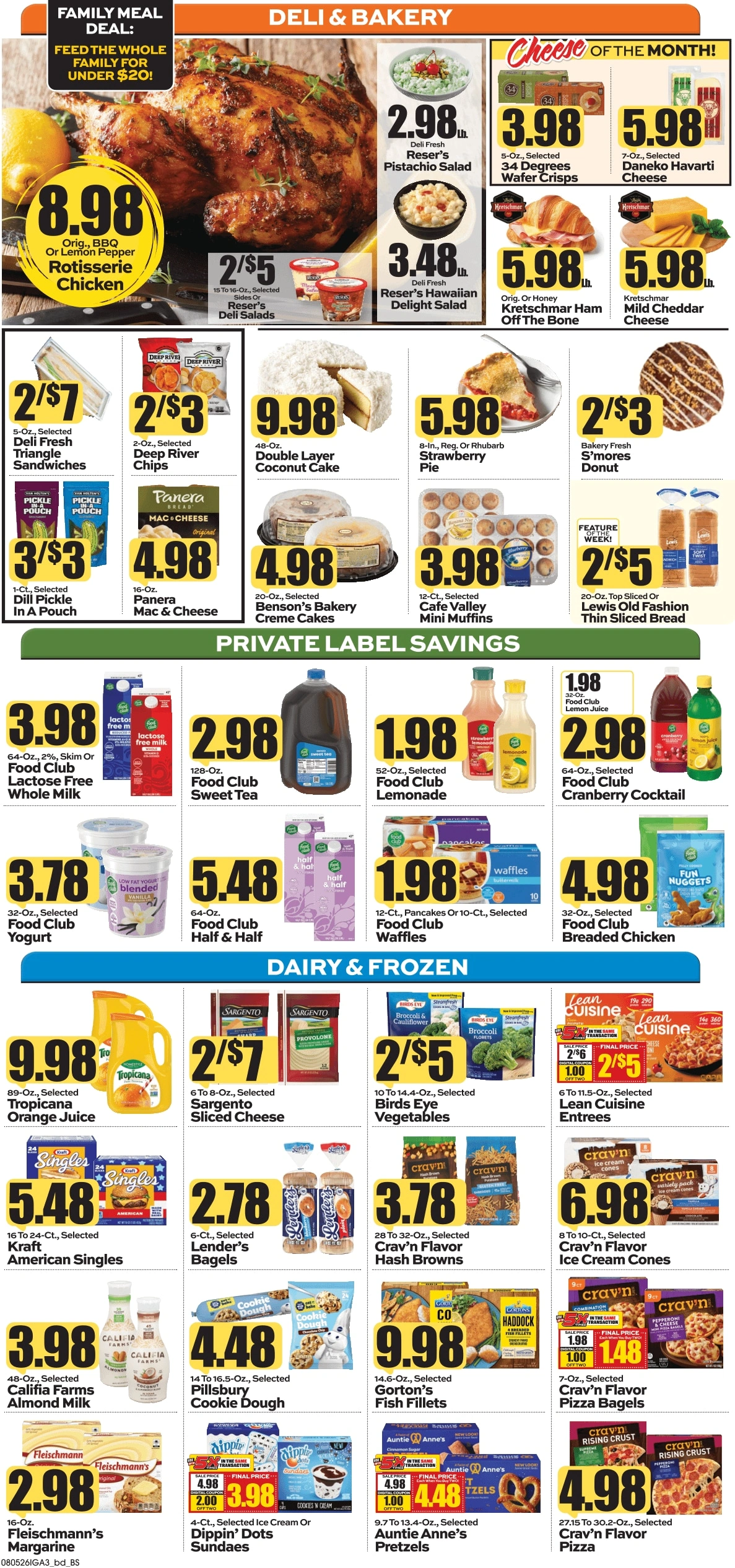 Pocahontas IGA flyer page 5