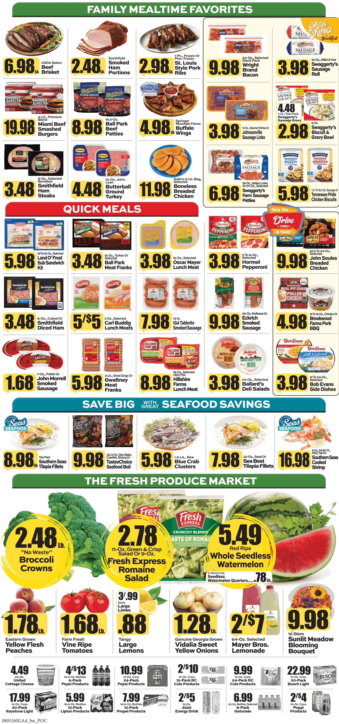Pocahontas IGA flyer page 6