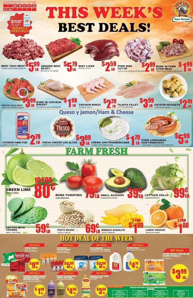 Poco Loco Supermercado flyer page 1