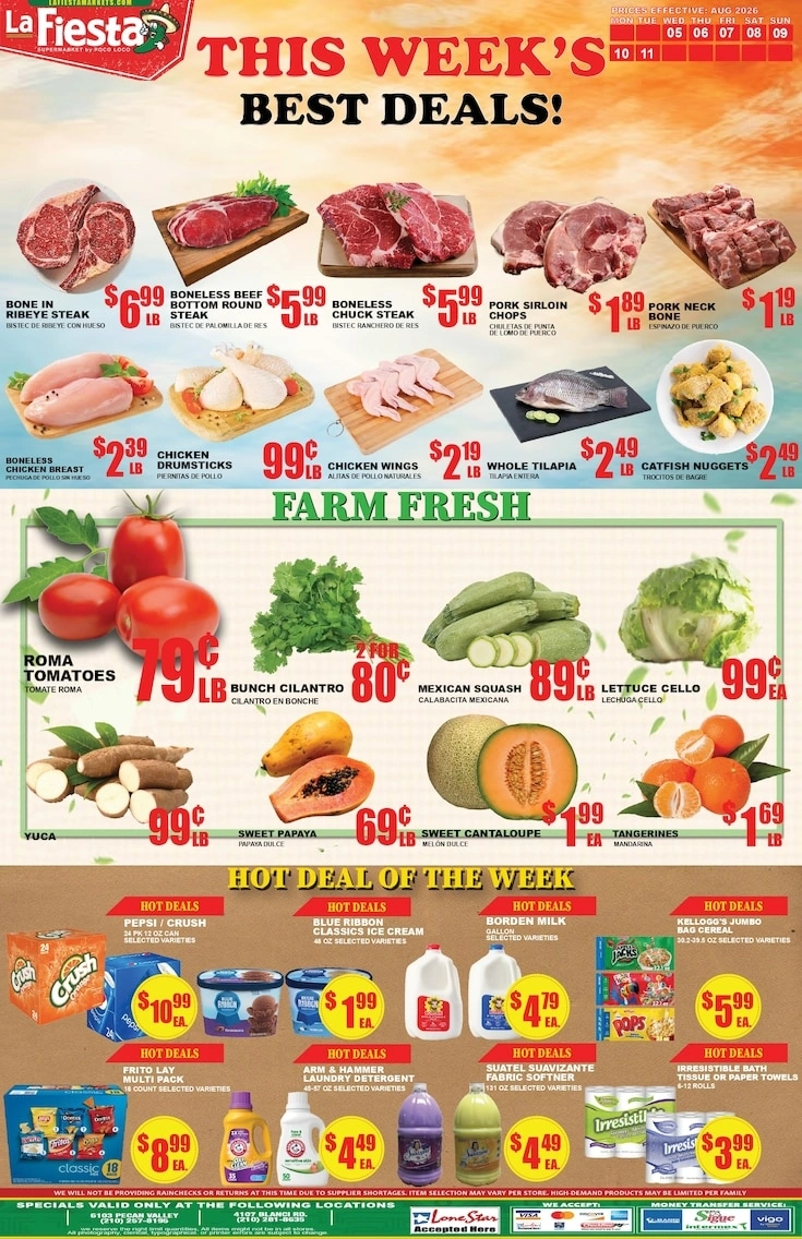 Poco Loco Supermercado flyer page 1