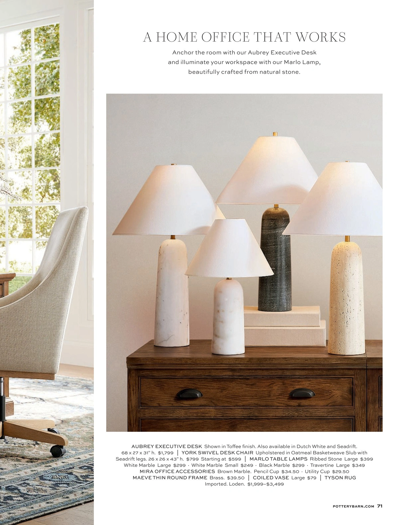 Pottery Barn flyer page 71