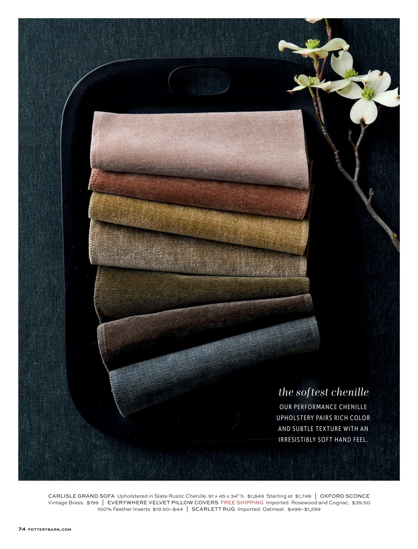 Pottery Barn flyer page 74