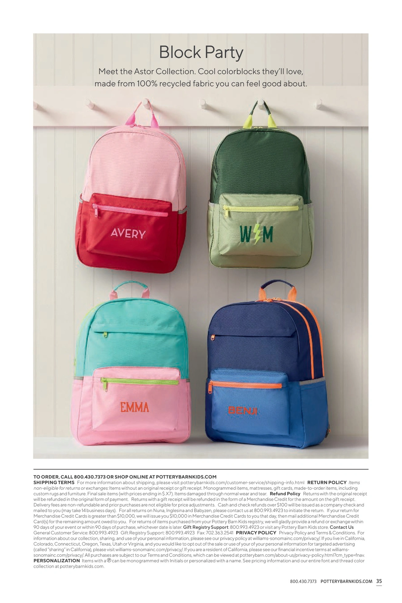 Pottery Barn Kids flyer page 35