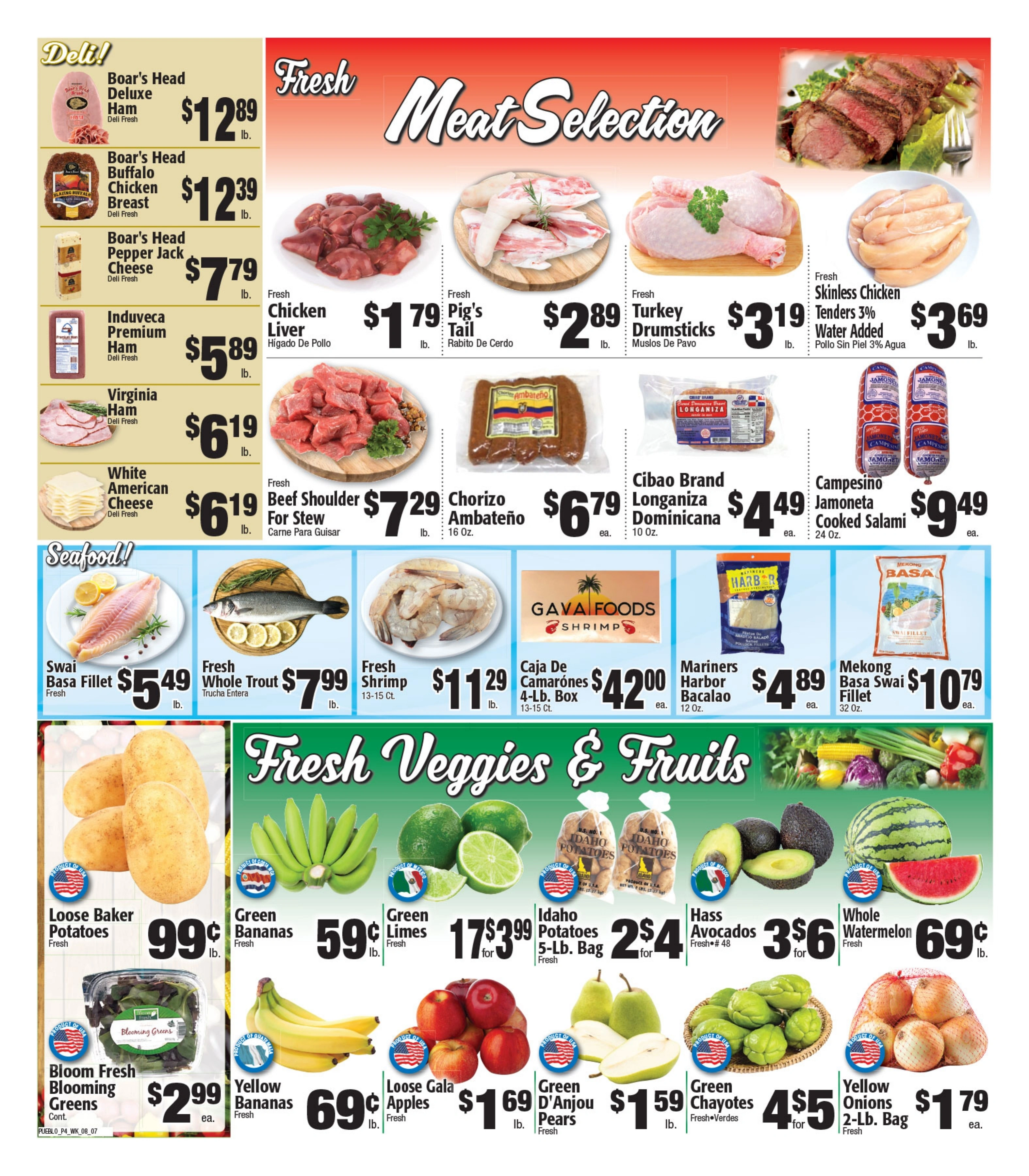 Pueblo Meat Market flyer page 4
