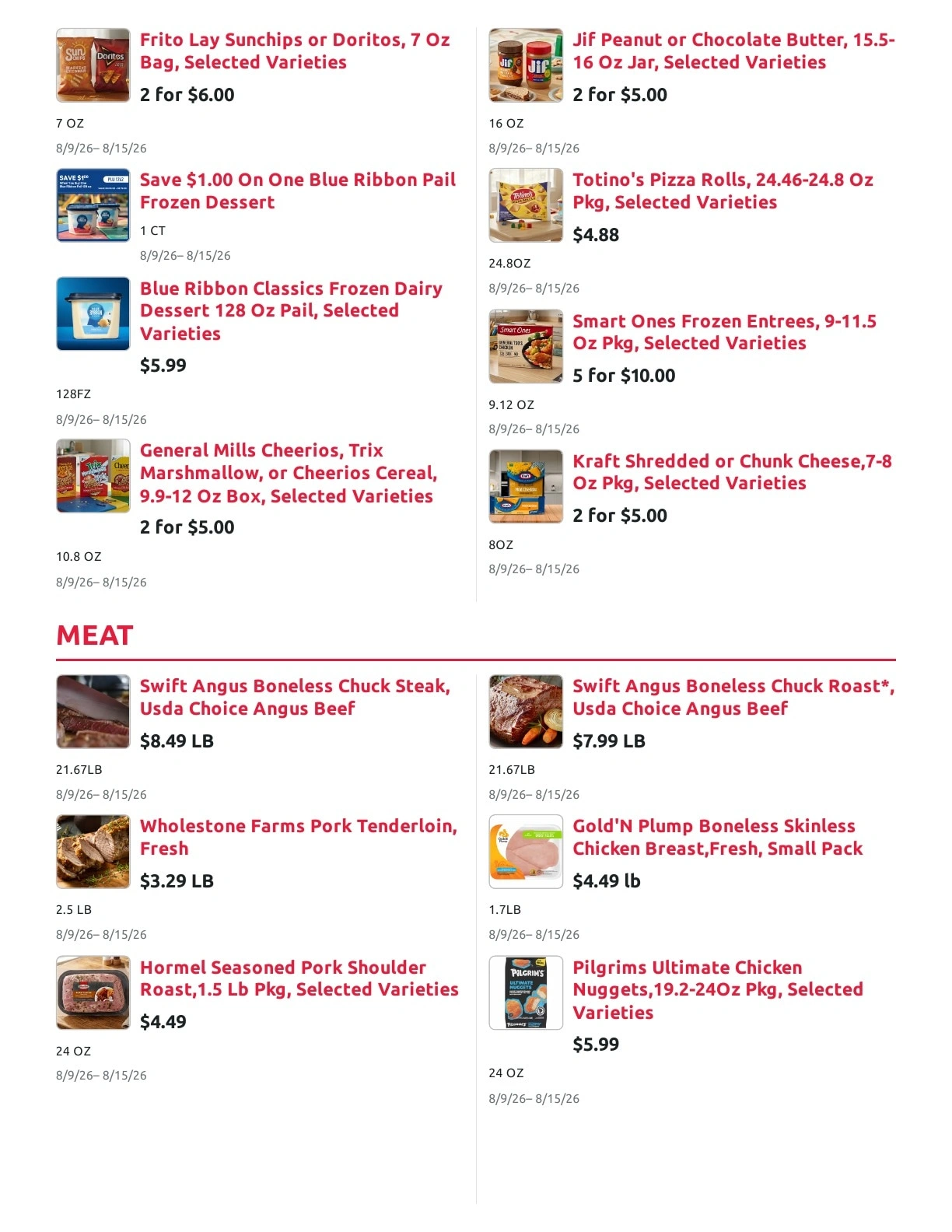 Radermacher's Fresh Market flyer page 2