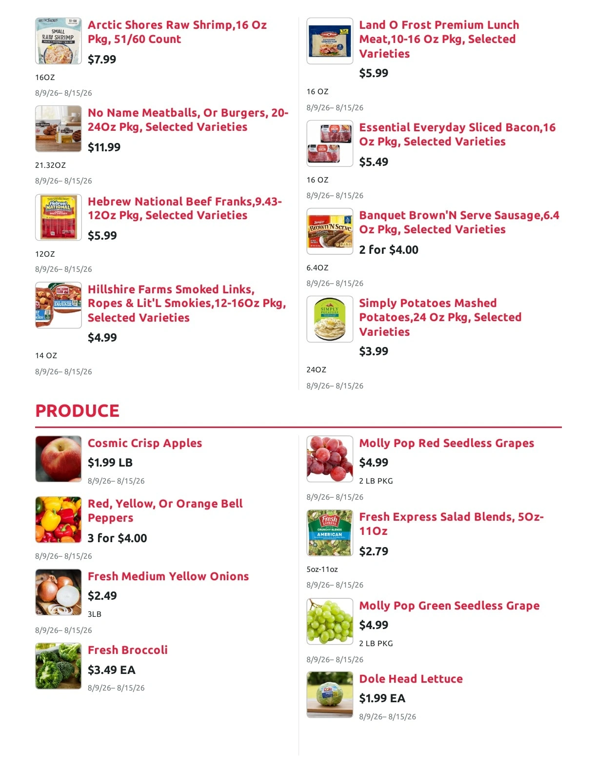 Radermacher's Fresh Market flyer page 3