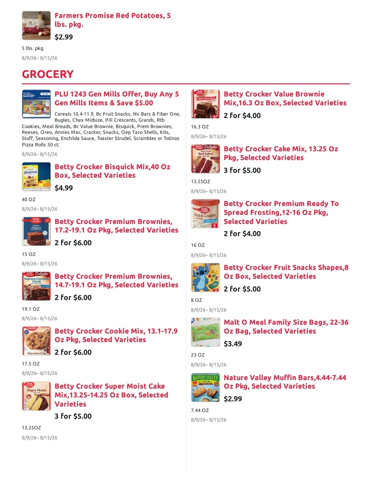Radermacher's Fresh Market flyer page 4