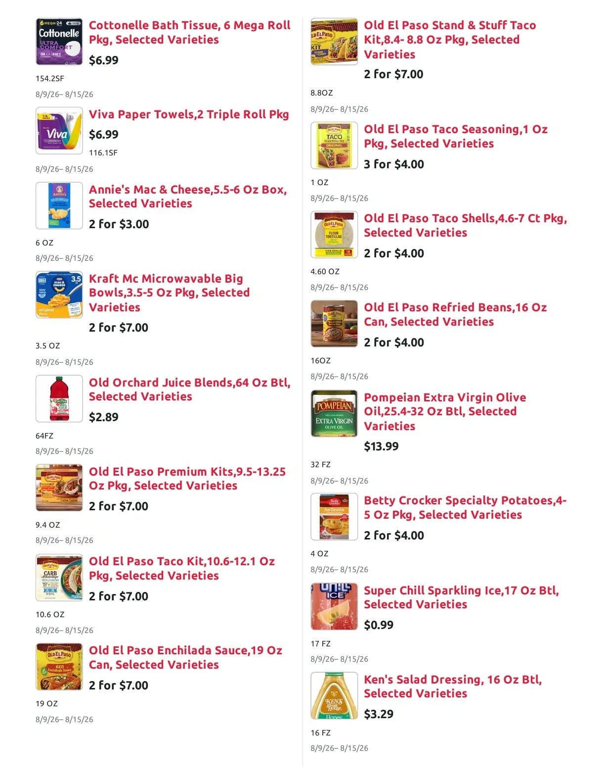 Radermacher's Fresh Market flyer page 6