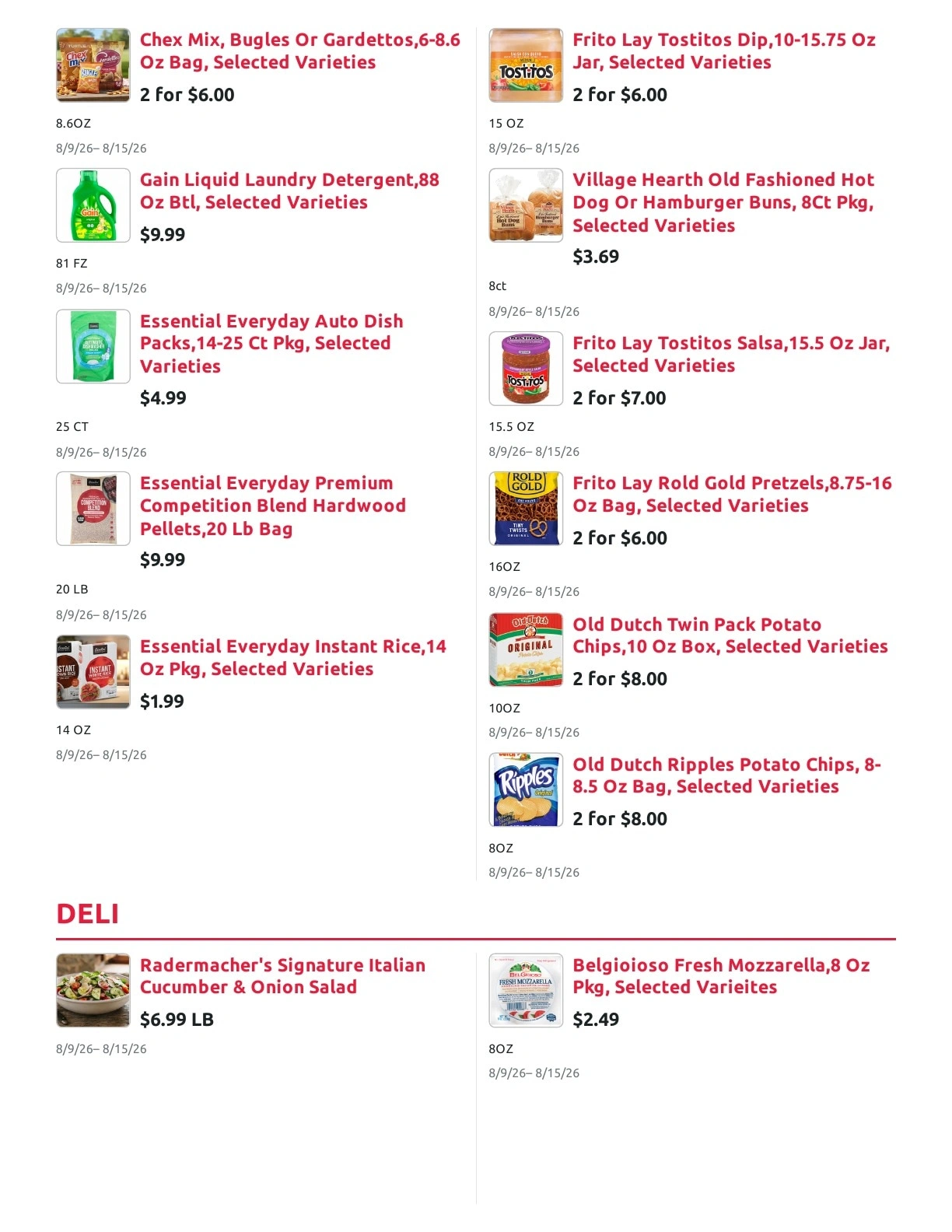 Radermacher's Fresh Market flyer page 7