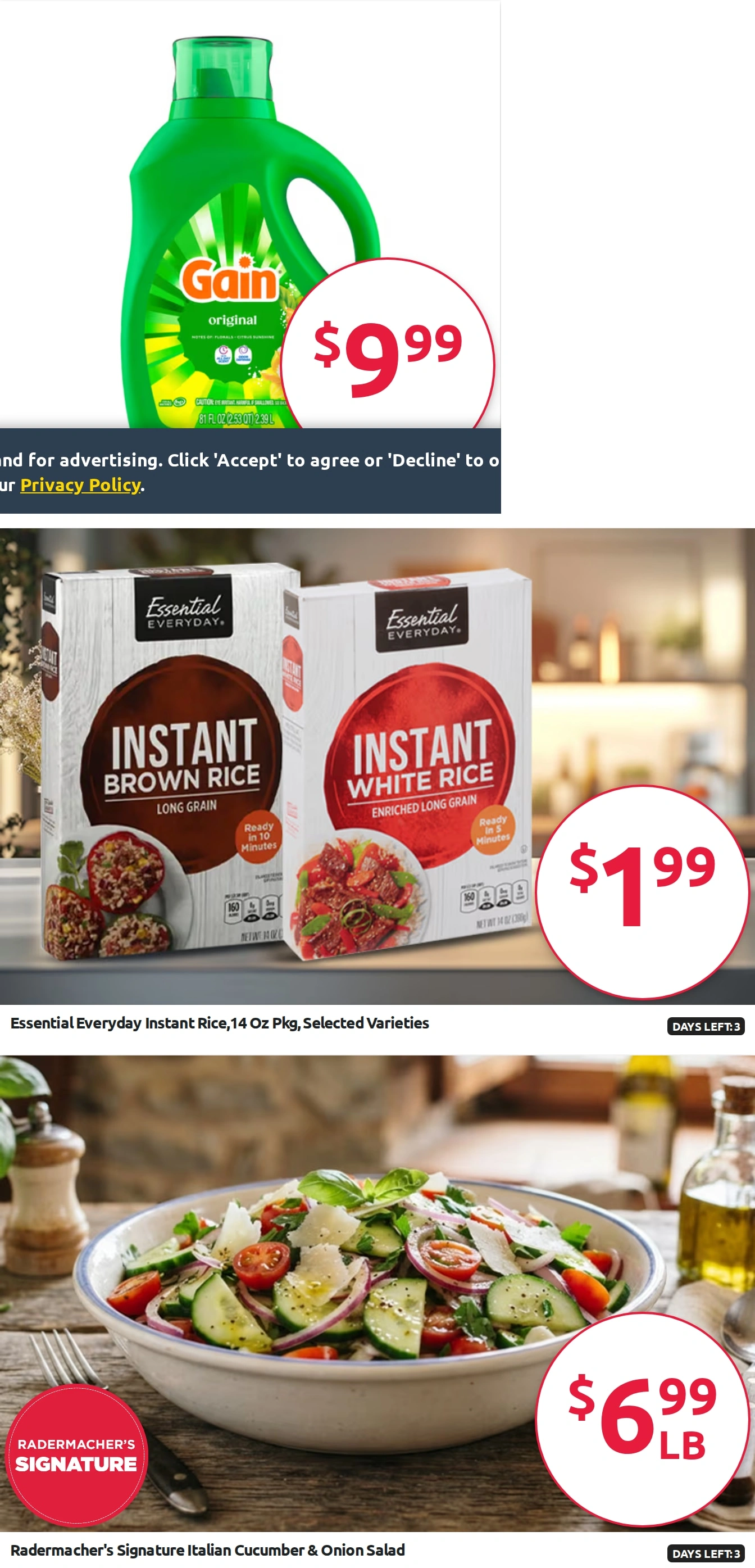 Radermacher's Fresh Market flyer page 16