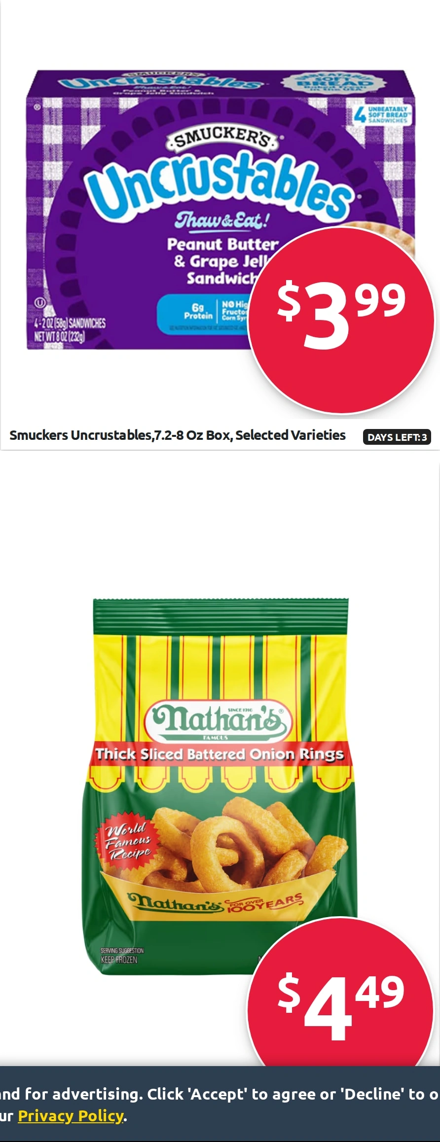 Radermacher's Fresh Market flyer page 19