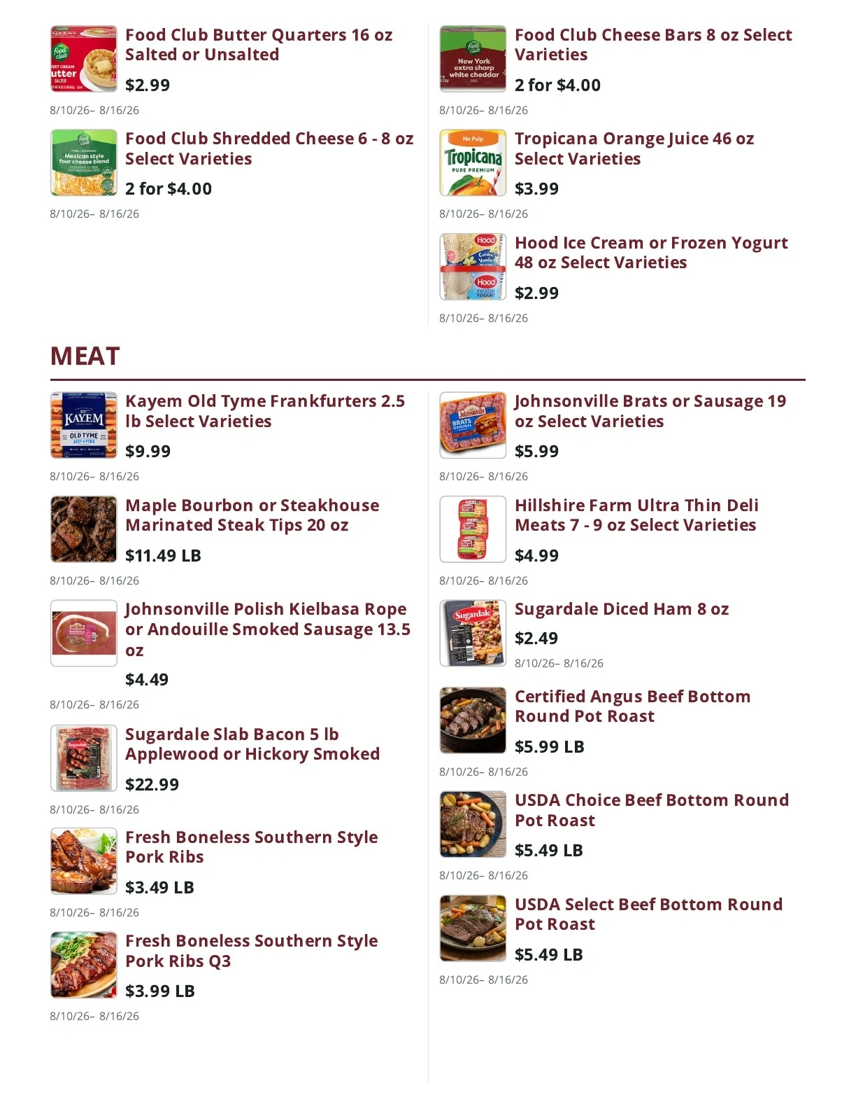 Ralph's Supermarket flyer page 2