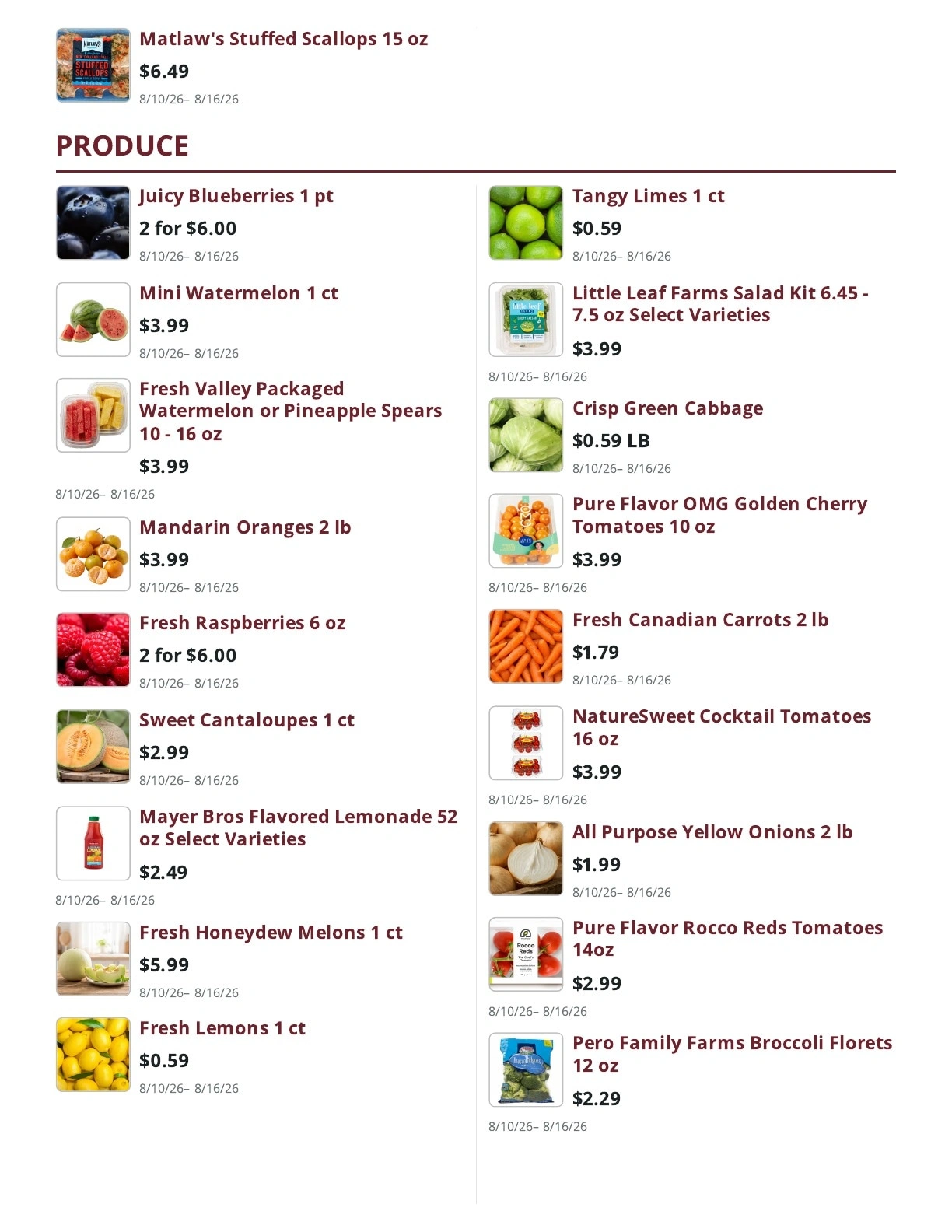 Ralph's Supermarket flyer page 4
