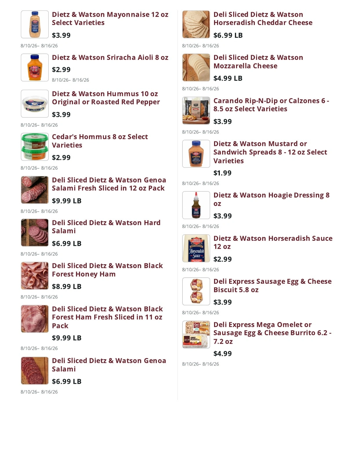 Ralph's Supermarket flyer page 6