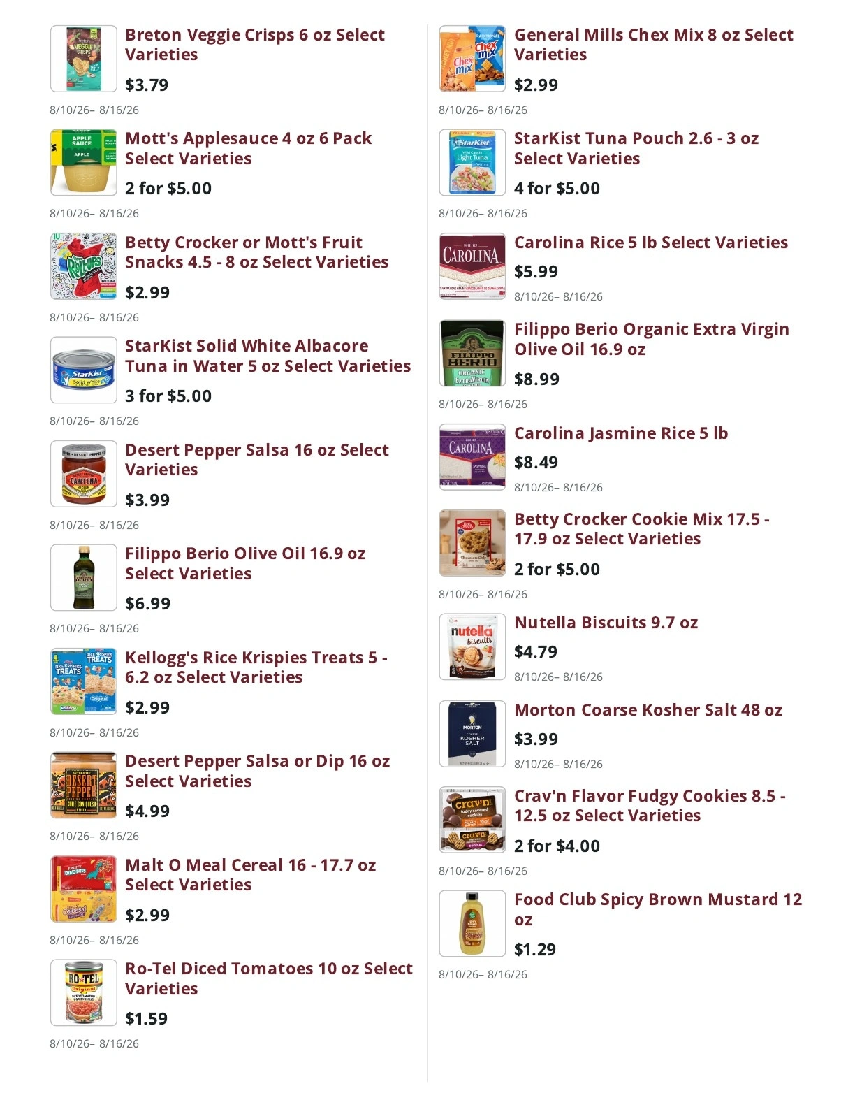 Ralph's Supermarket flyer page 8