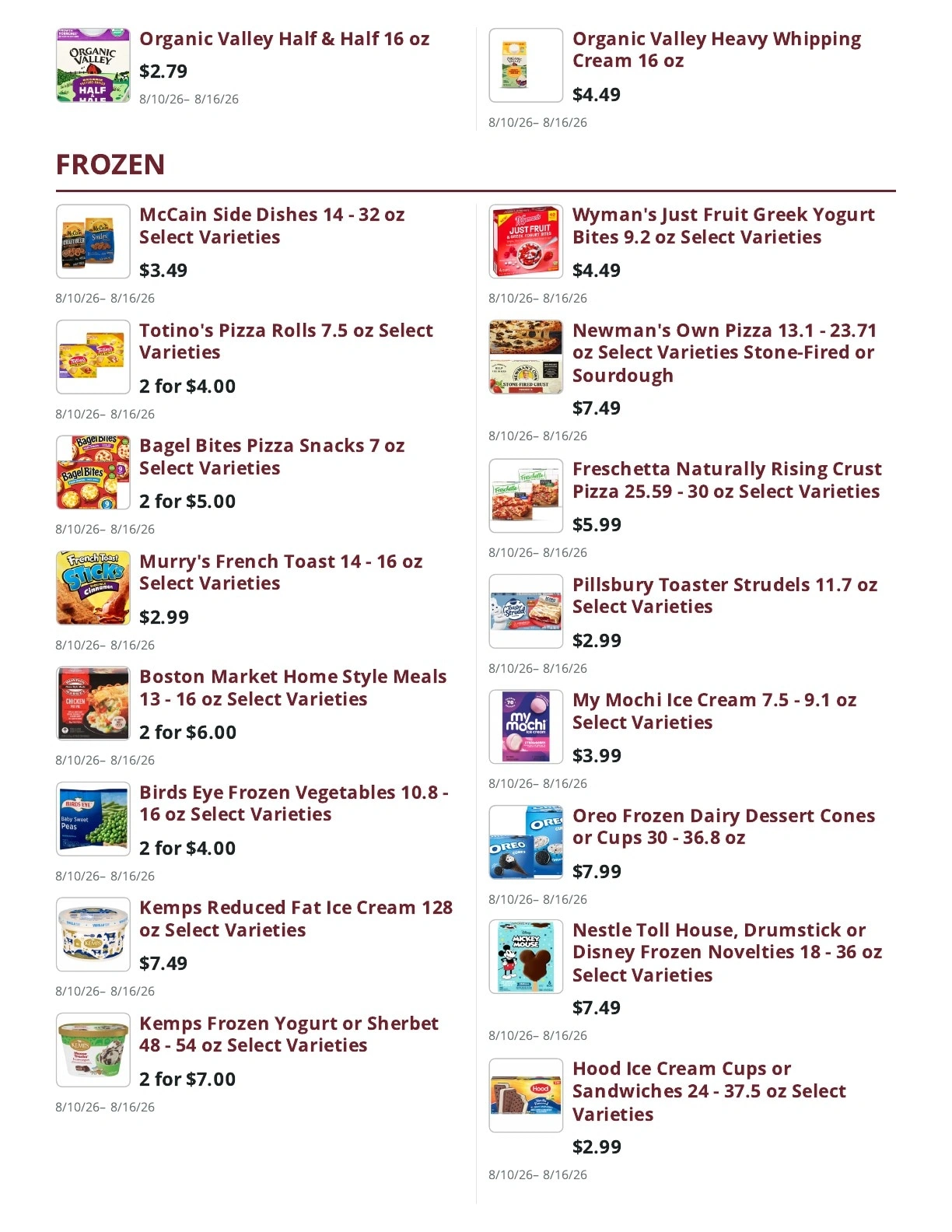 Ralph's Supermarket flyer page 10