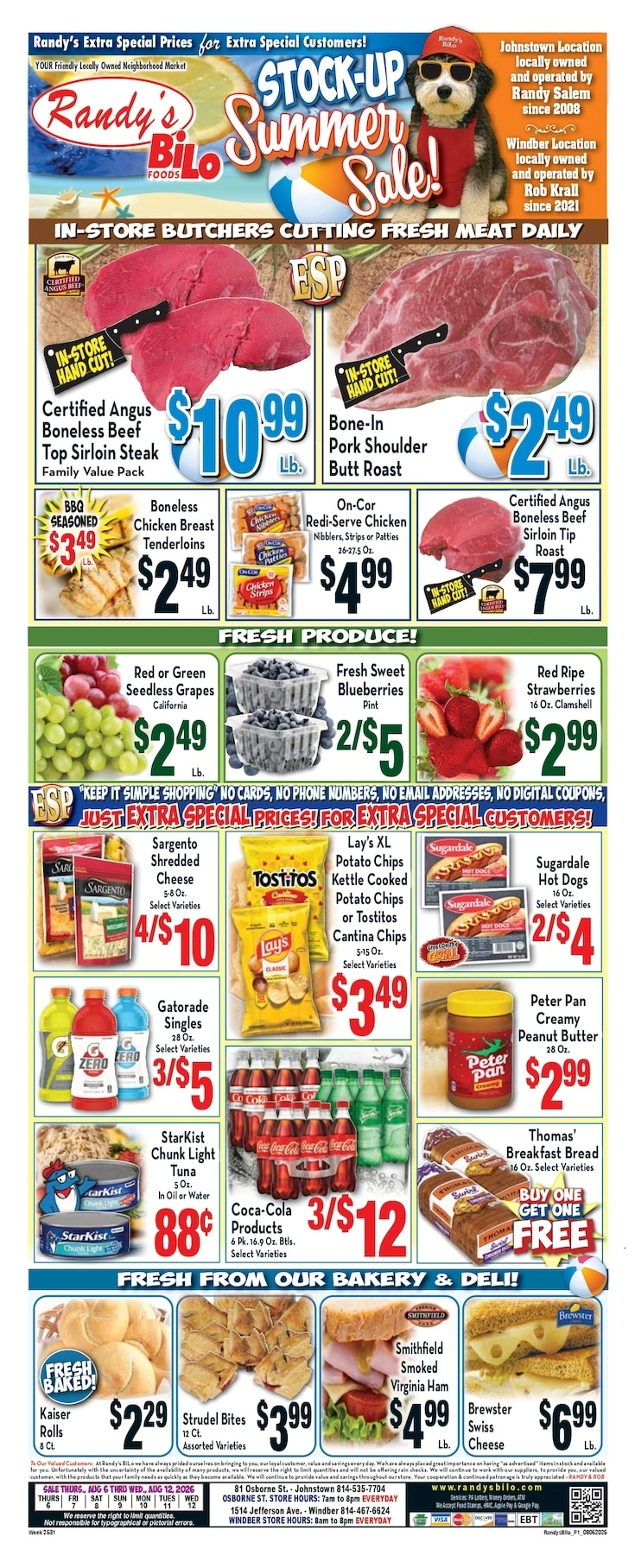 Randy's BiLo flyer page 1