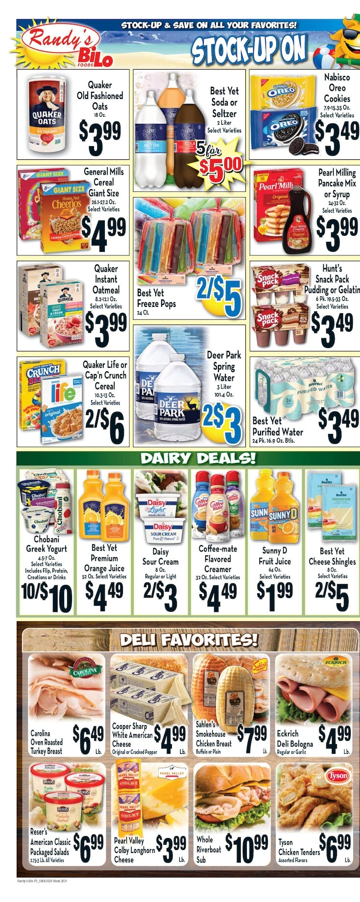 Randy's BiLo flyer page 2