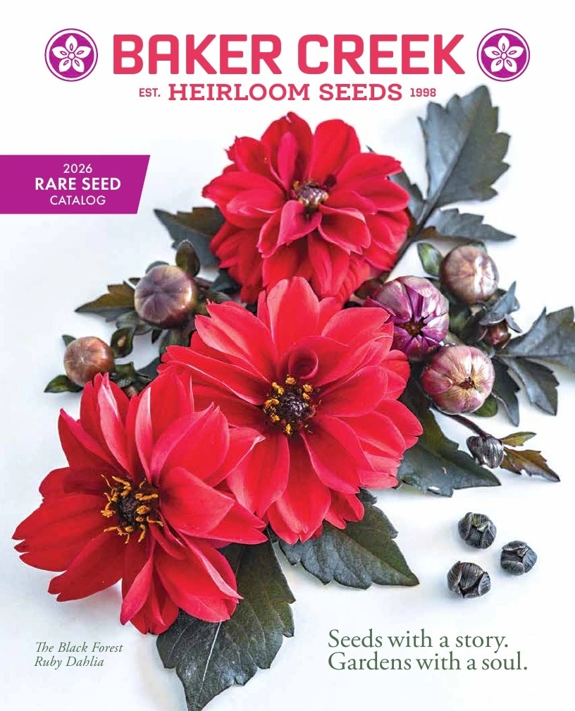 Baker Creek Heirloom Seeds flyer page 1