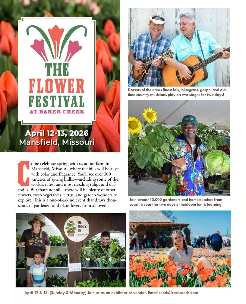Baker Creek Heirloom Seeds flyer page 4