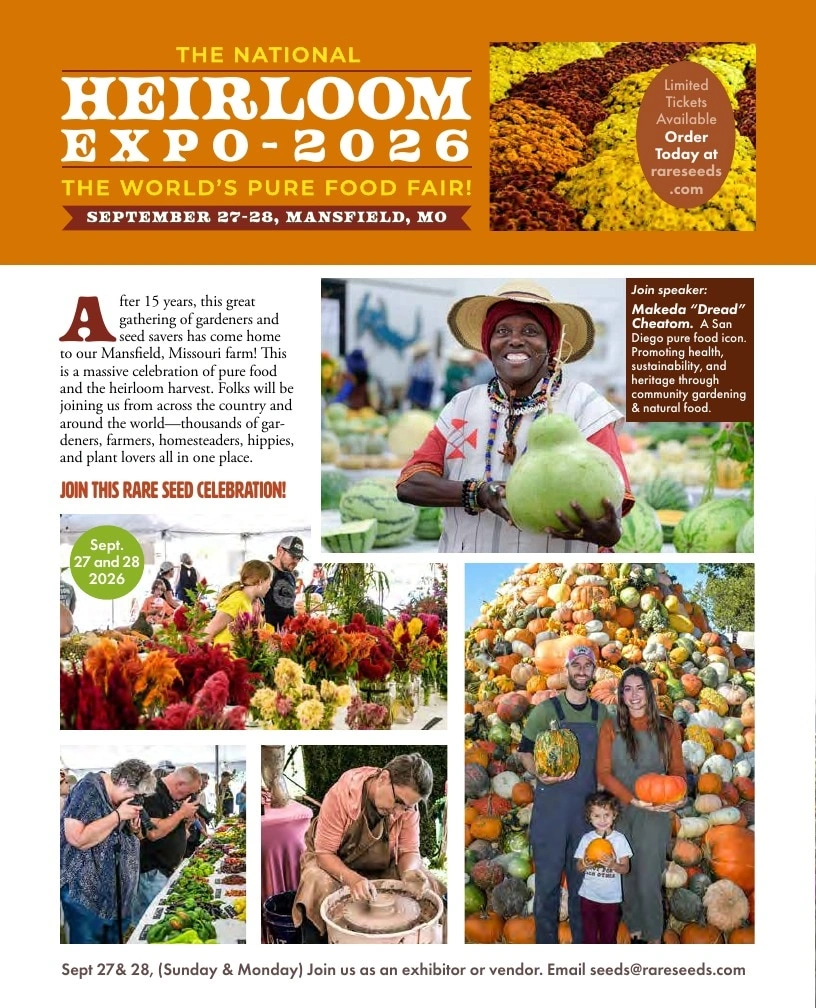 Baker Creek Heirloom Seeds flyer page 8