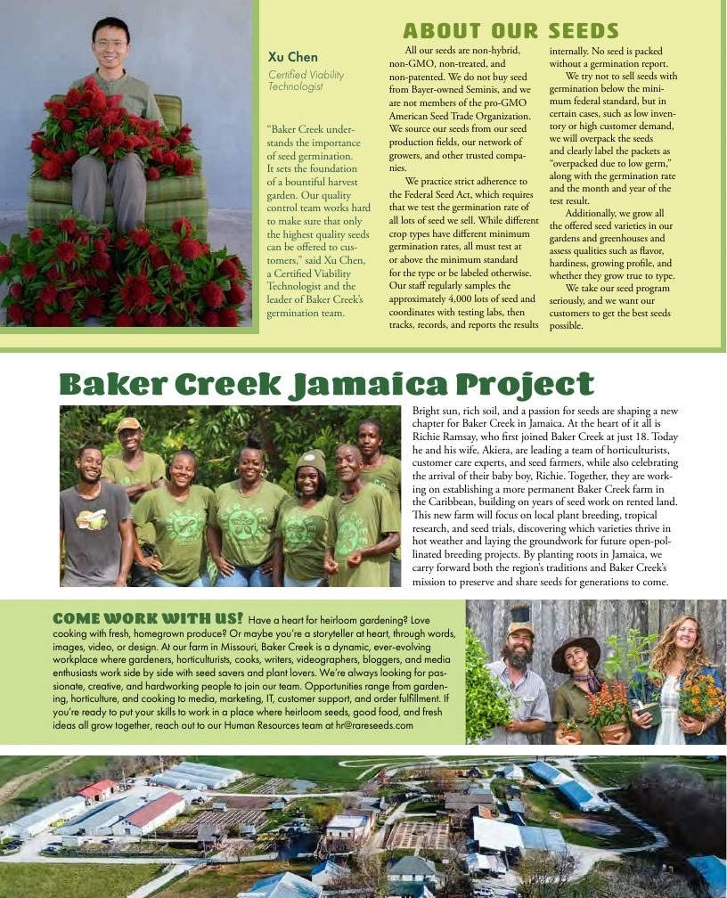 Baker Creek Heirloom Seeds flyer page 10
