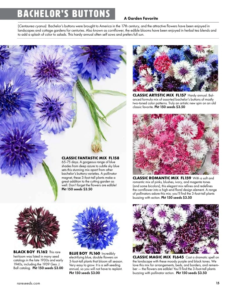 Baker Creek Heirloom Seeds flyer page 15