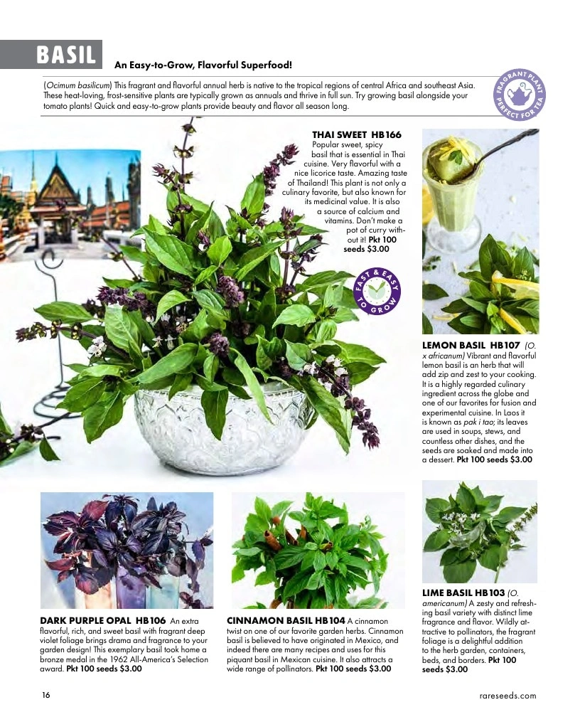 Baker Creek Heirloom Seeds flyer page 16