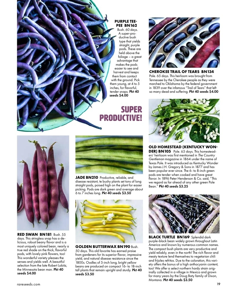 Baker Creek Heirloom Seeds flyer page 19