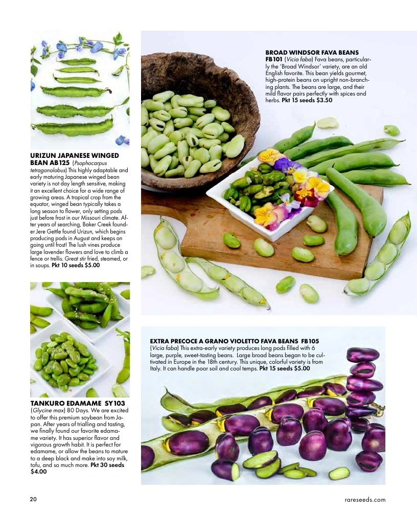 Baker Creek Heirloom Seeds flyer page 20