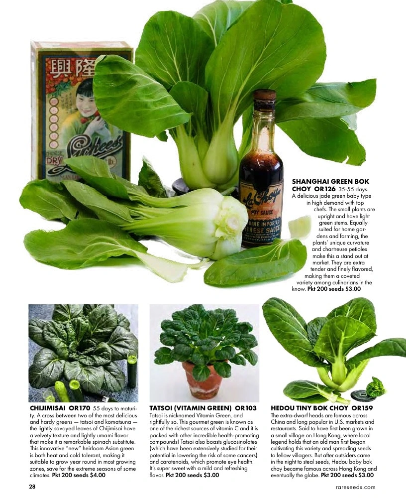 Baker Creek Heirloom Seeds flyer page 28