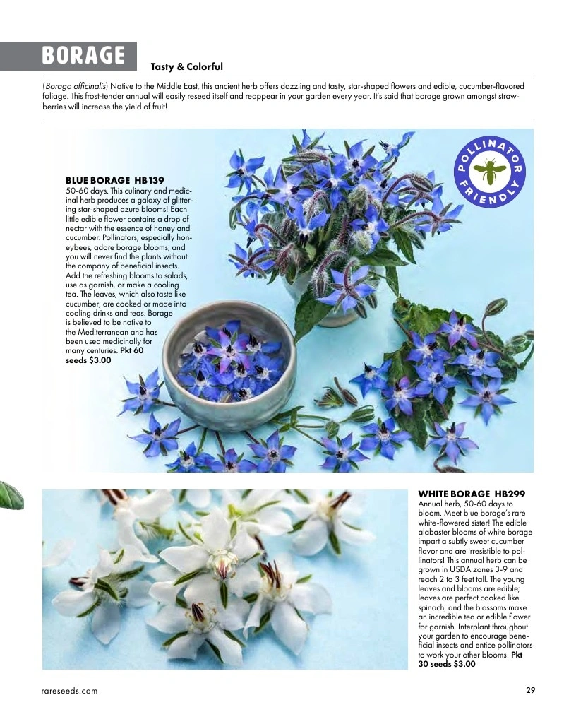Baker Creek Heirloom Seeds flyer page 29
