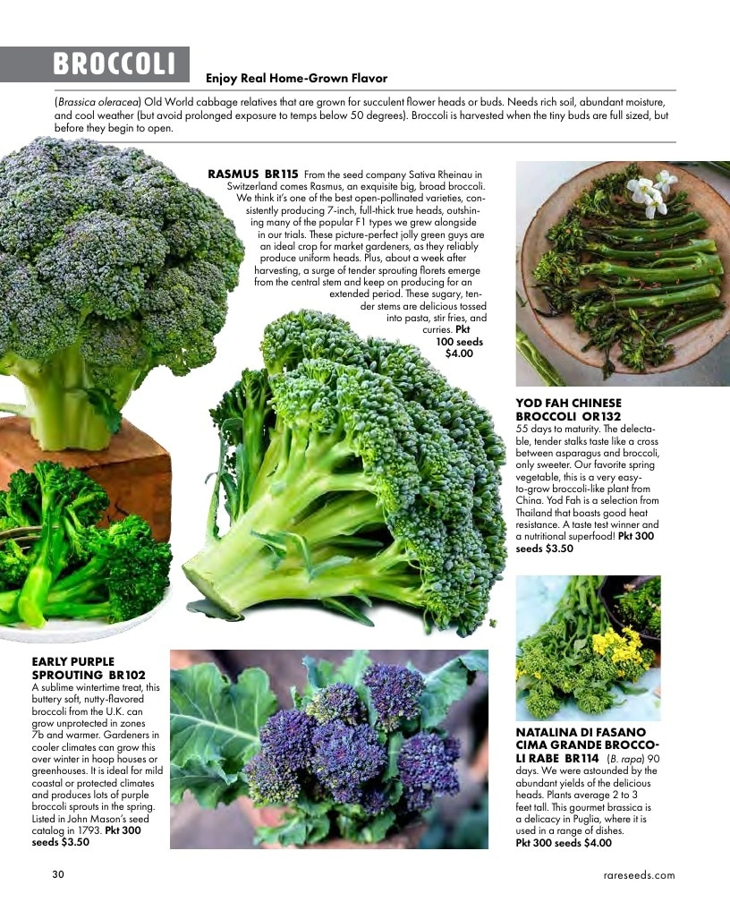 Baker Creek Heirloom Seeds flyer page 30