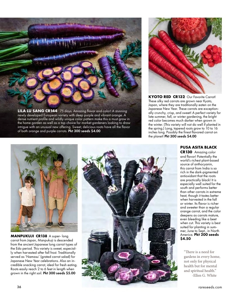 Baker Creek Heirloom Seeds flyer page 36