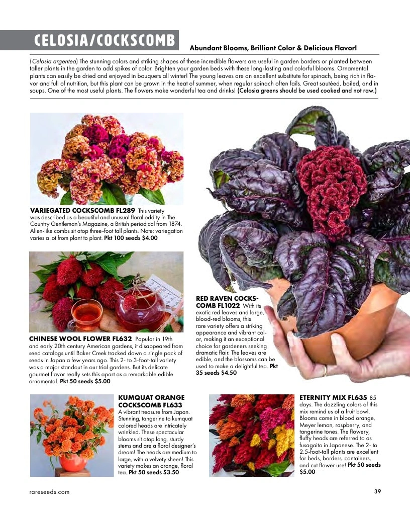 Baker Creek Heirloom Seeds flyer page 39