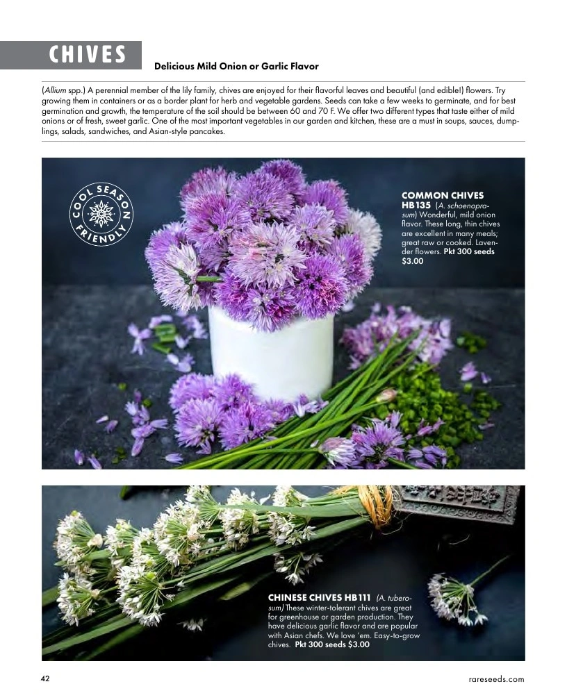 Baker Creek Heirloom Seeds flyer page 42