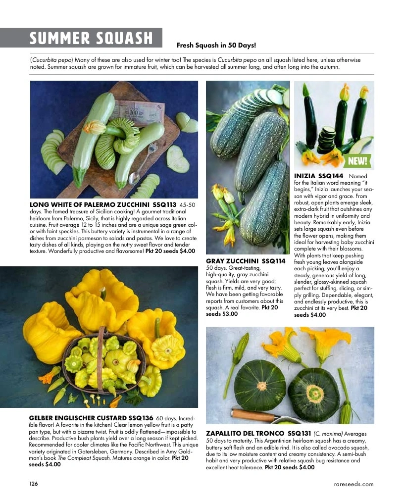 Baker Creek Heirloom Seeds flyer page 126