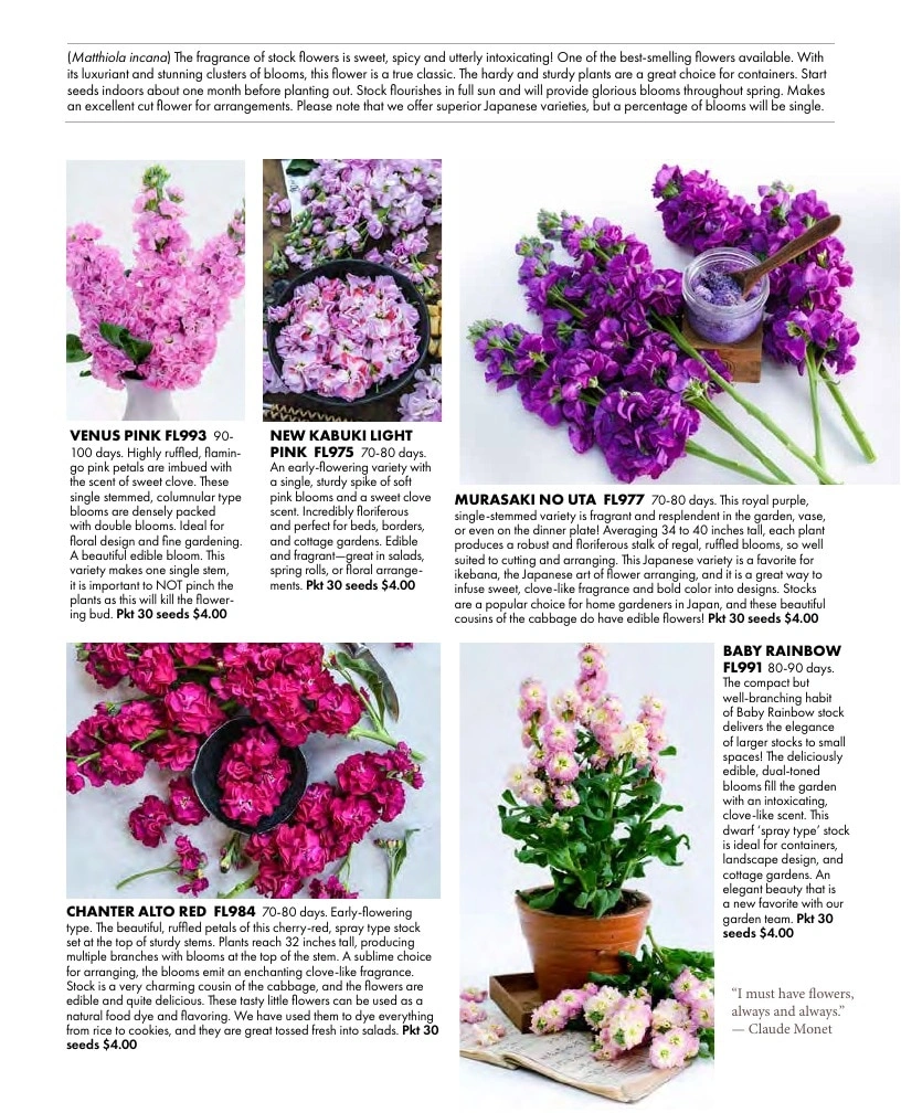 Baker Creek Heirloom Seeds flyer page 133