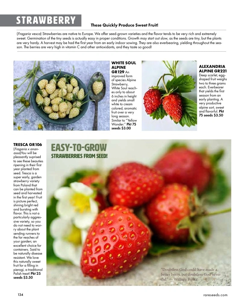 Baker Creek Heirloom Seeds flyer page 134