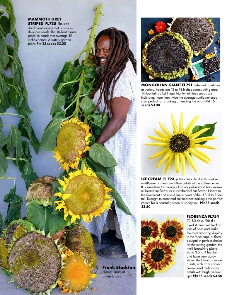 Baker Creek Heirloom Seeds flyer page 138