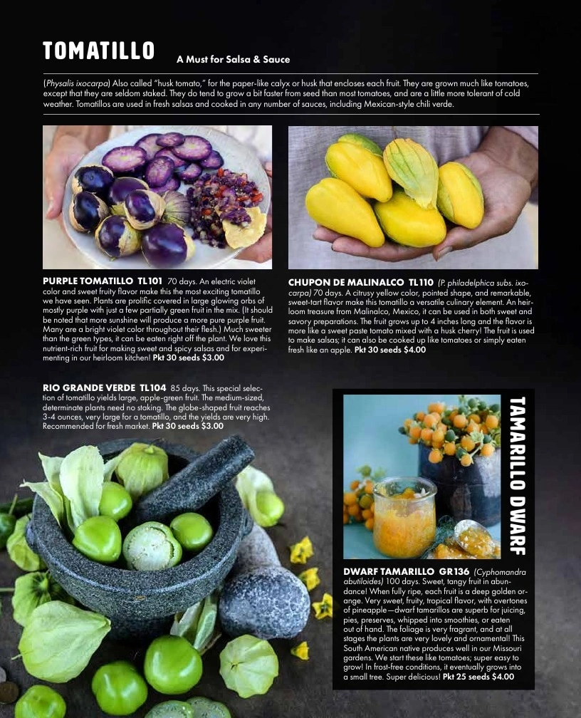 Baker Creek Heirloom Seeds flyer page 142