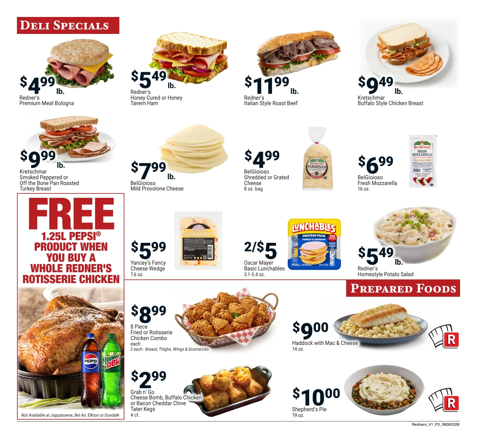 Redner's Markets flyer page 3