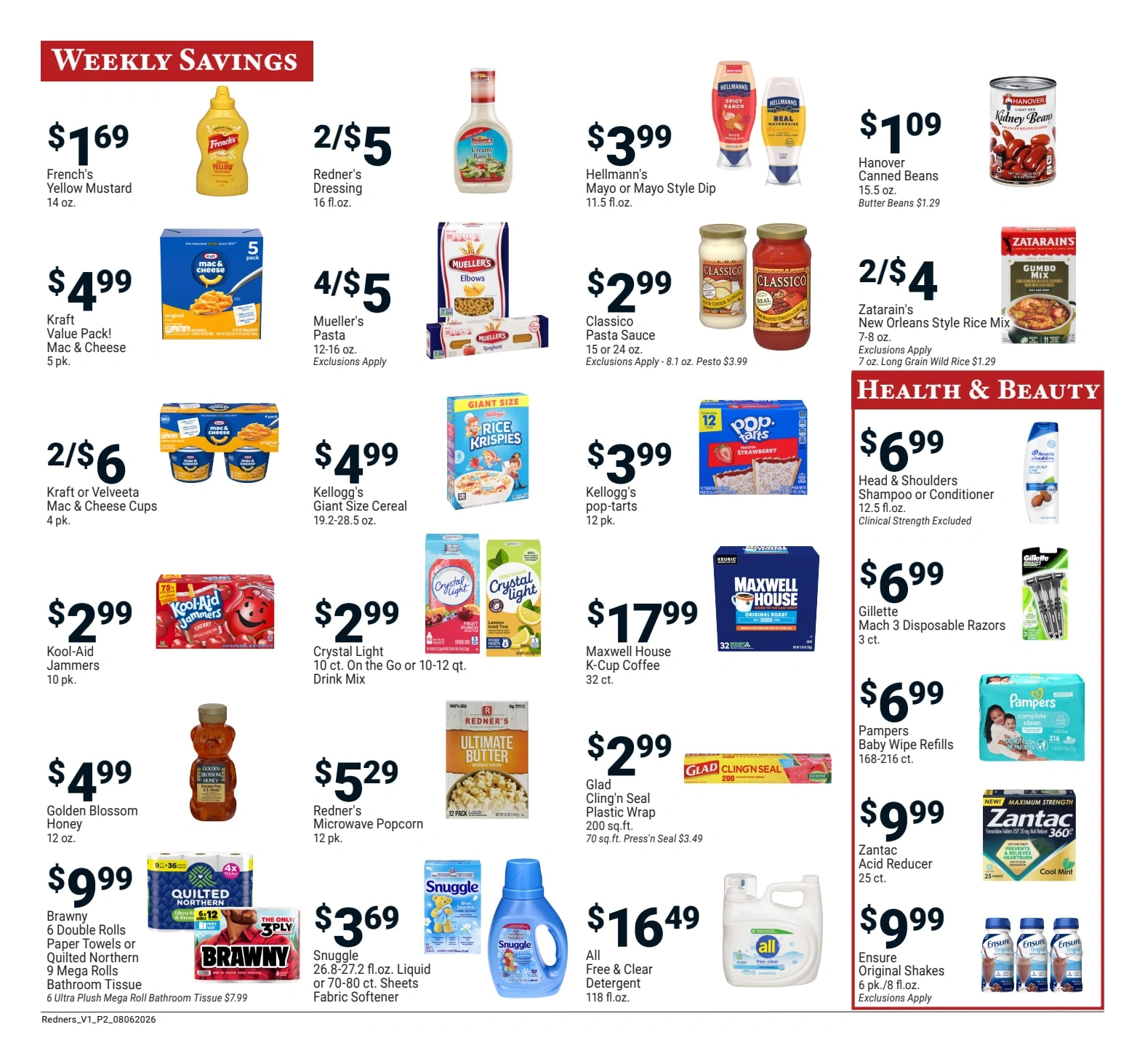 Redner's Markets flyer page 2