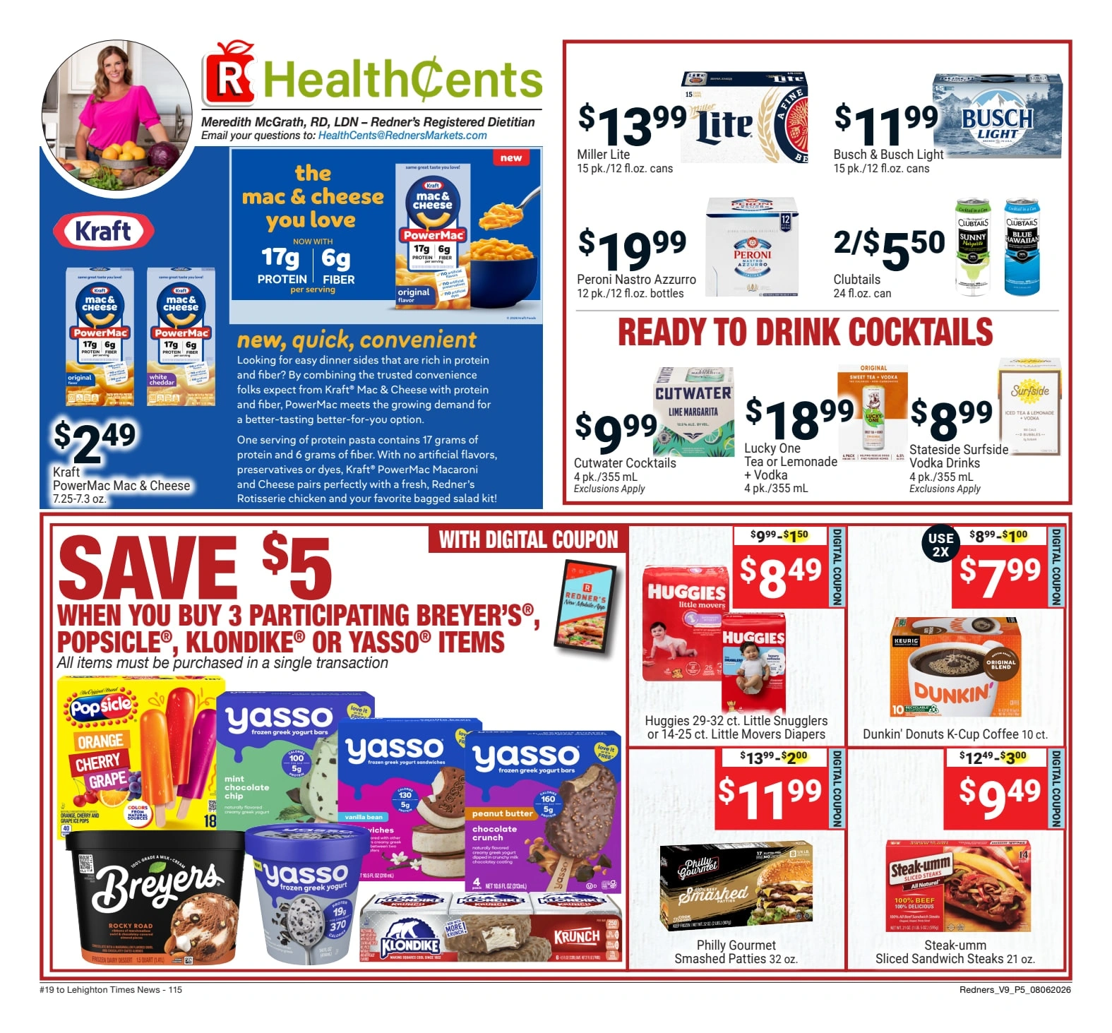 Redner's Markets flyer page 5