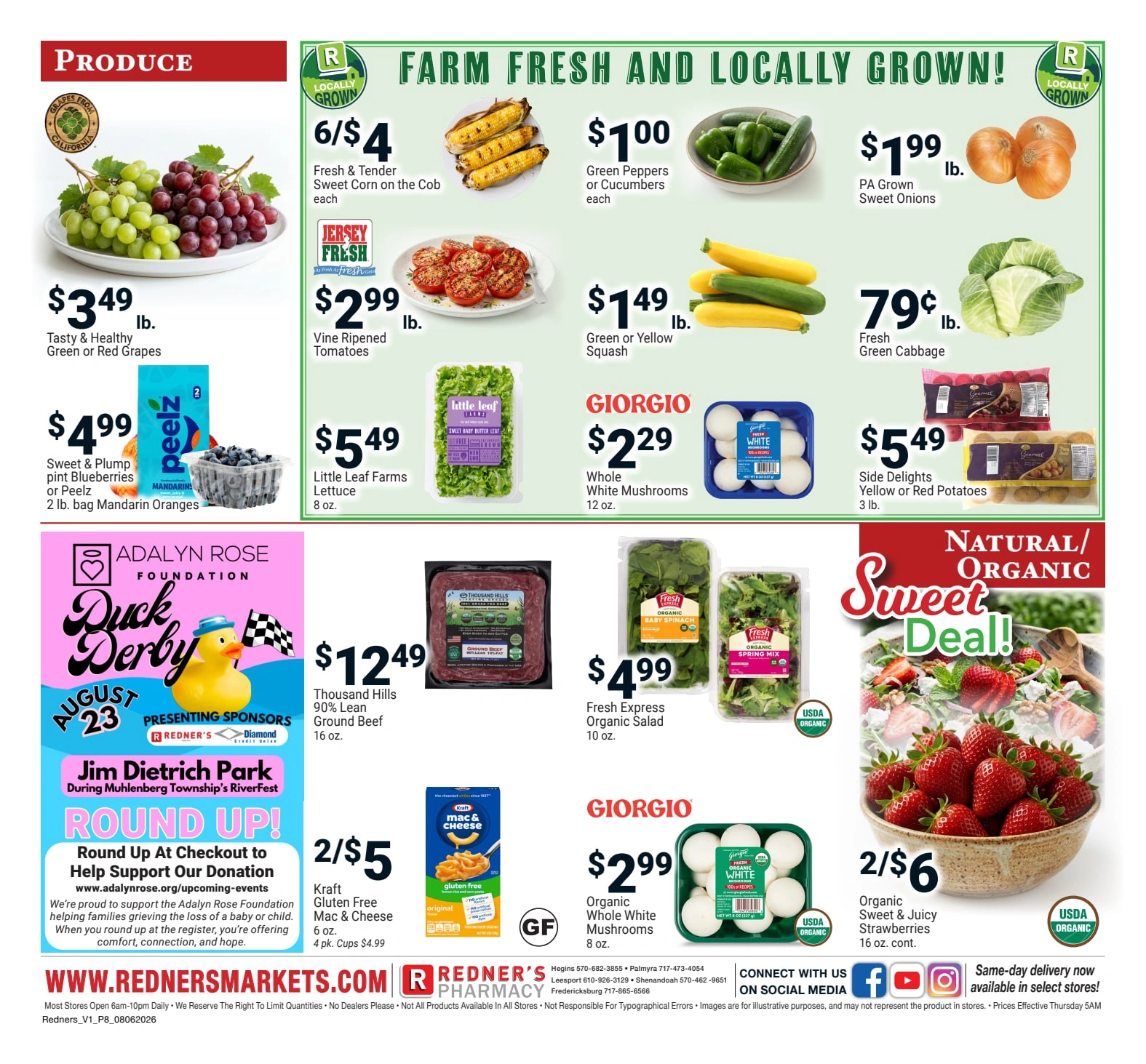 Redner's Markets flyer page 8