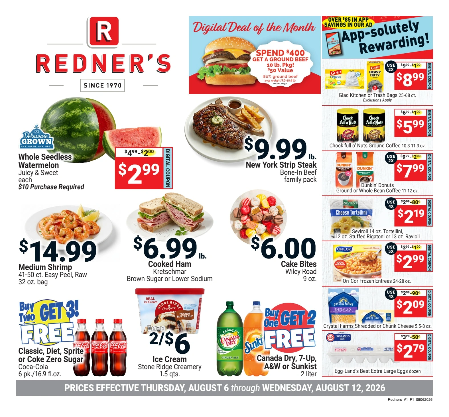 Redner's Markets flyer page 1