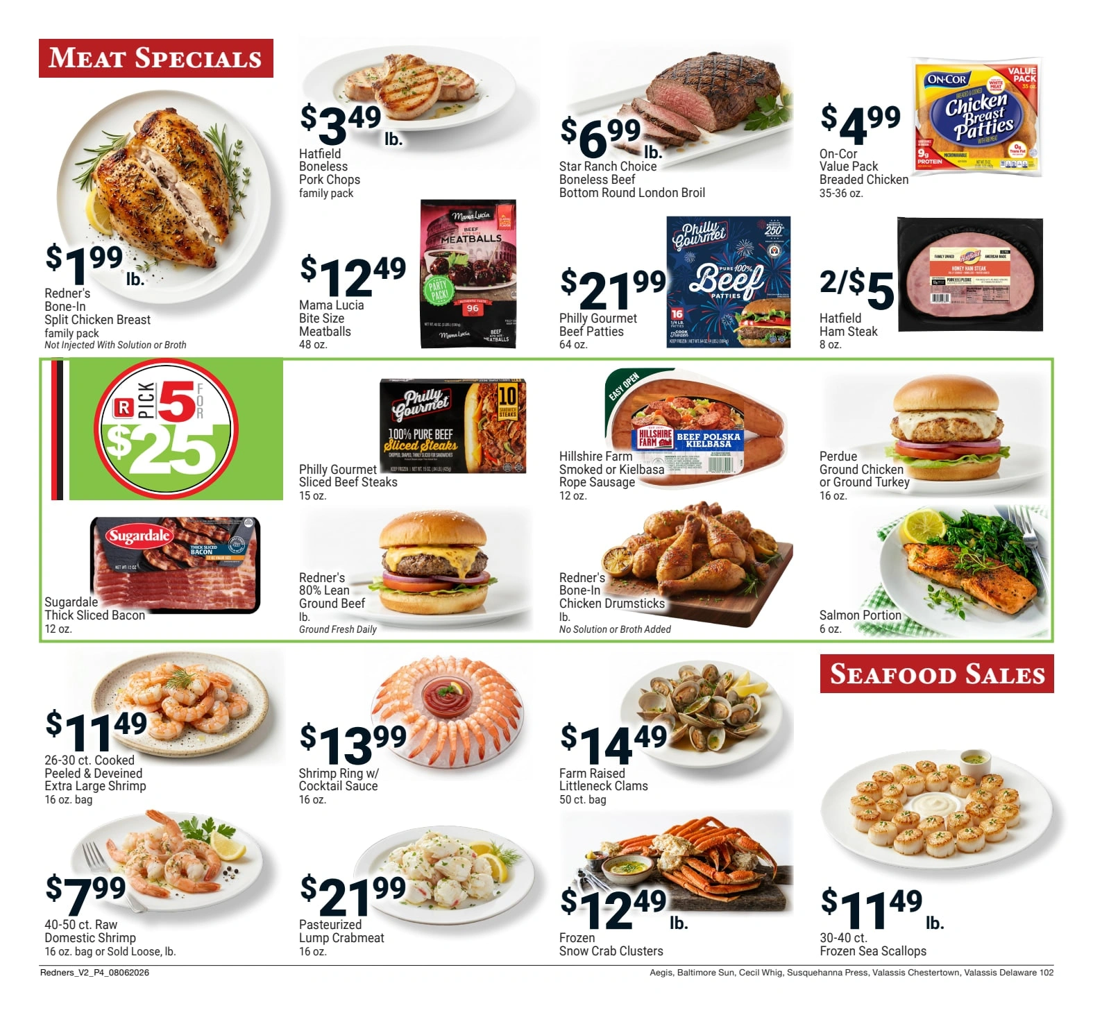 Redner's Markets flyer page 4
