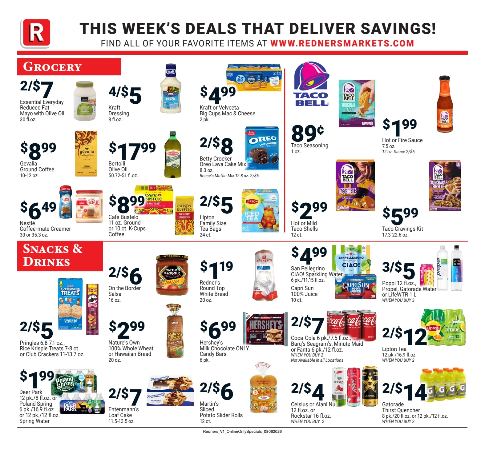 Redner's Markets flyer page 9