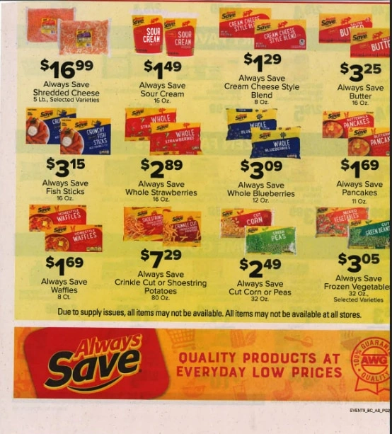 Red's Hometown Market flyer page 4